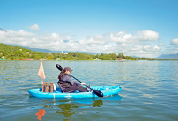 Tour en kayaks en la Presa de la Boca en Santiago NL Pueblo Mágico